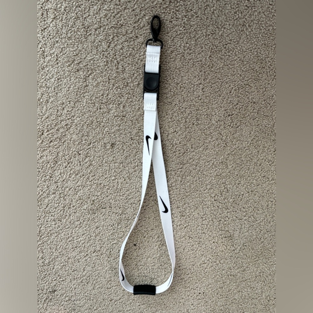 White Nike Lanyard